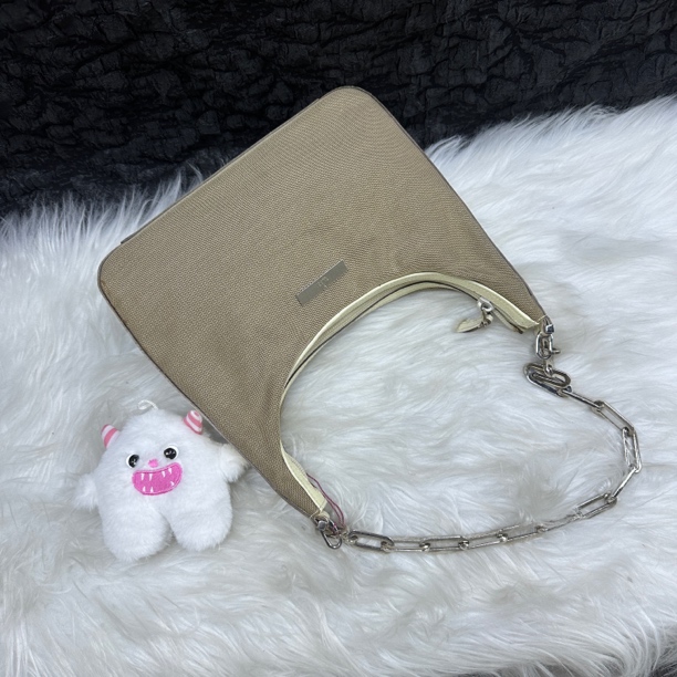 95新 GUCCI/古驰 大喜/古驰灰色小号单肩包