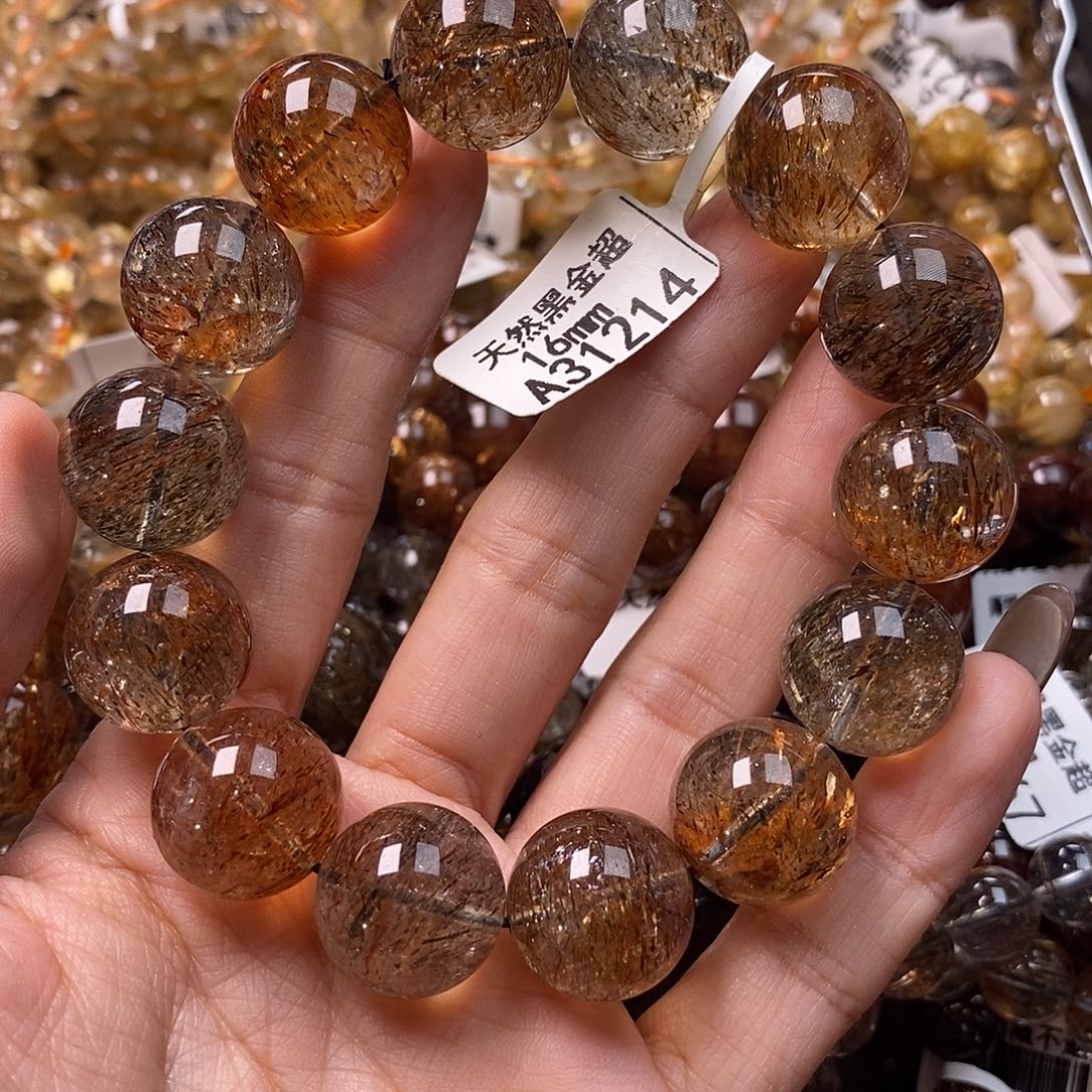 未镶嵌水晶手链水