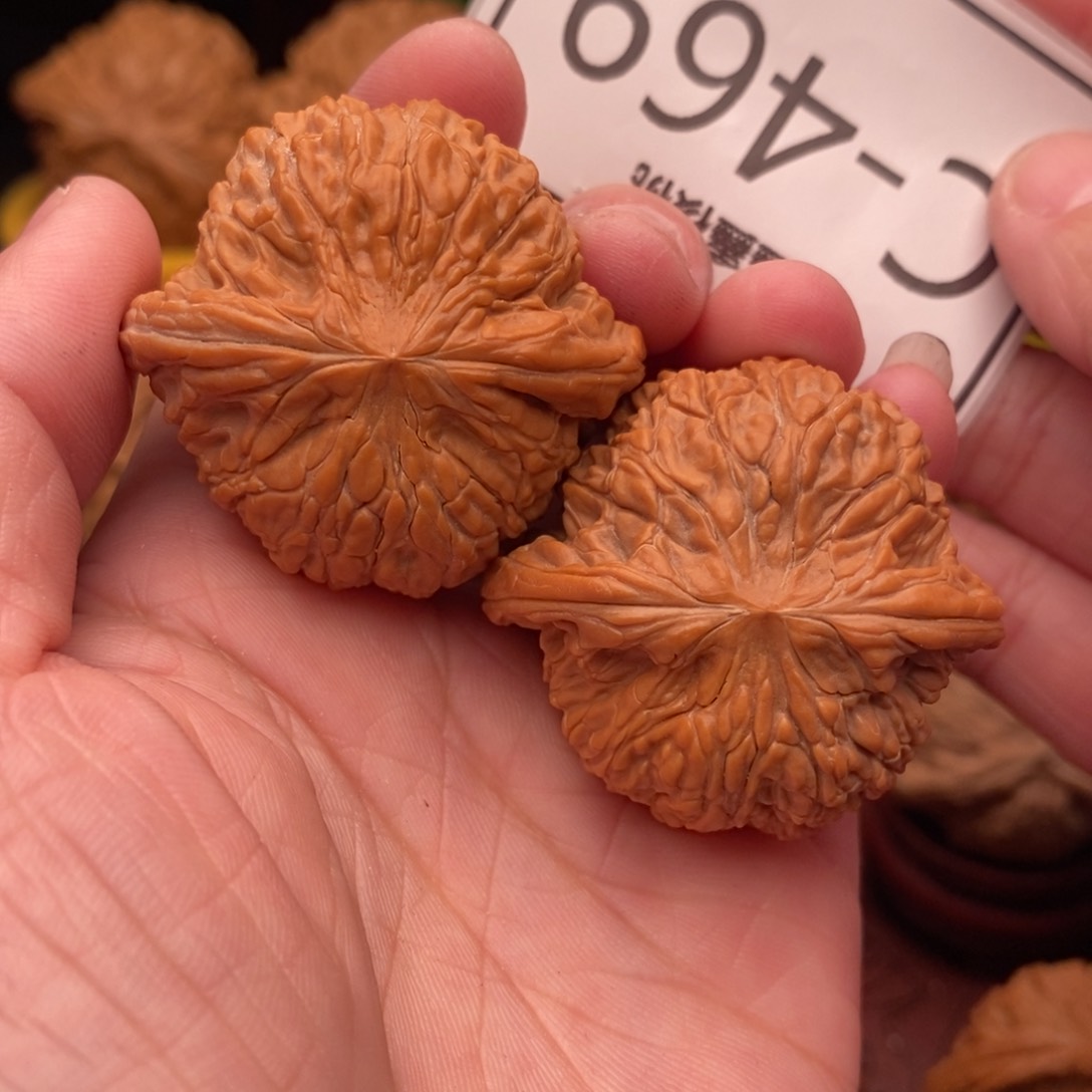 文玩核桃把件磨盘41