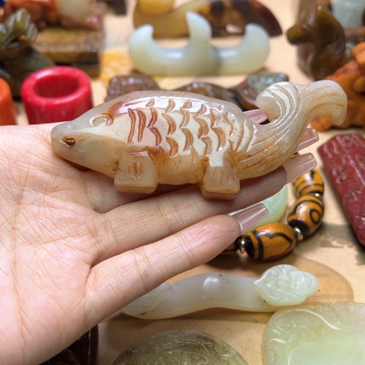 【闪购商品】蛇纹石玉颈饰未镶嵌