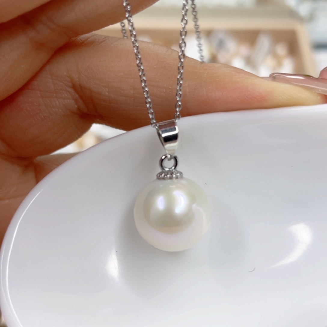 淡水珍珠未镶嵌吊坠(赠链)