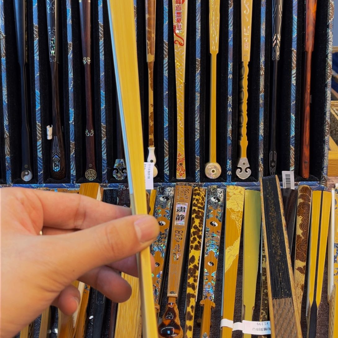 扇子手工制作文玩精品