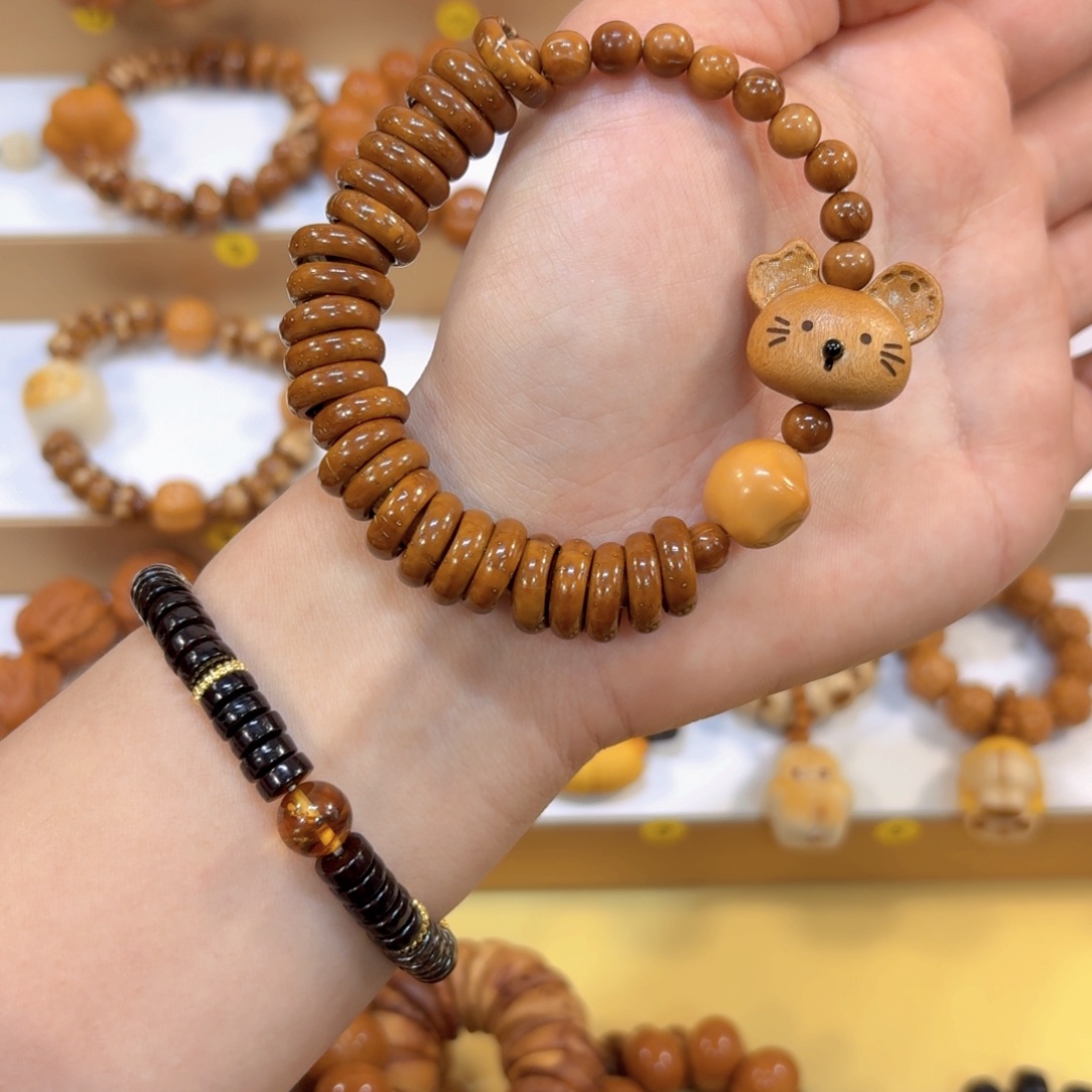 星月菩提手串甜甜圈➕胖鼠