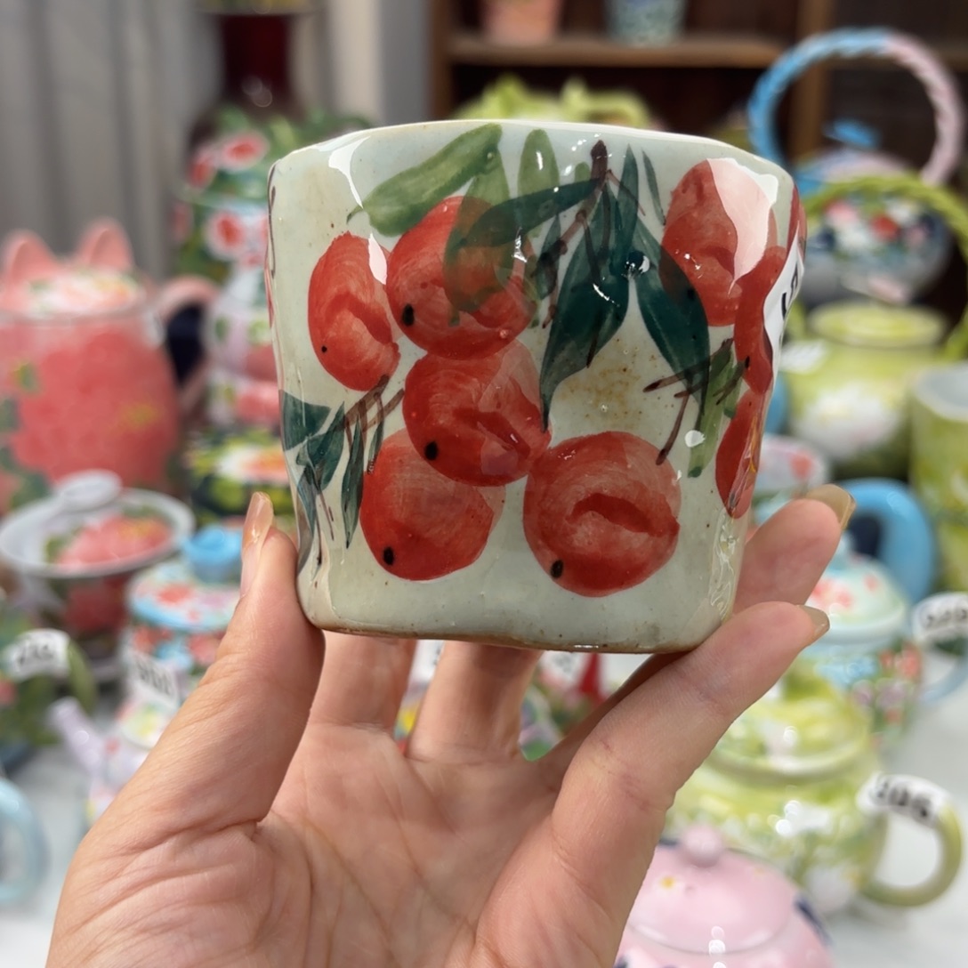 景德镇手绘高温釉下彩陶瓷茶具
