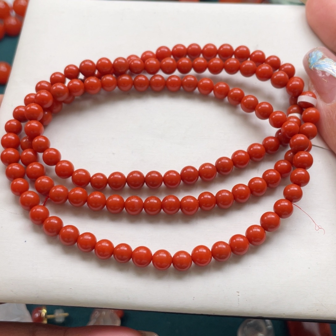 南红玛瑙未镶嵌老料川料南红满肉多圈5+mm