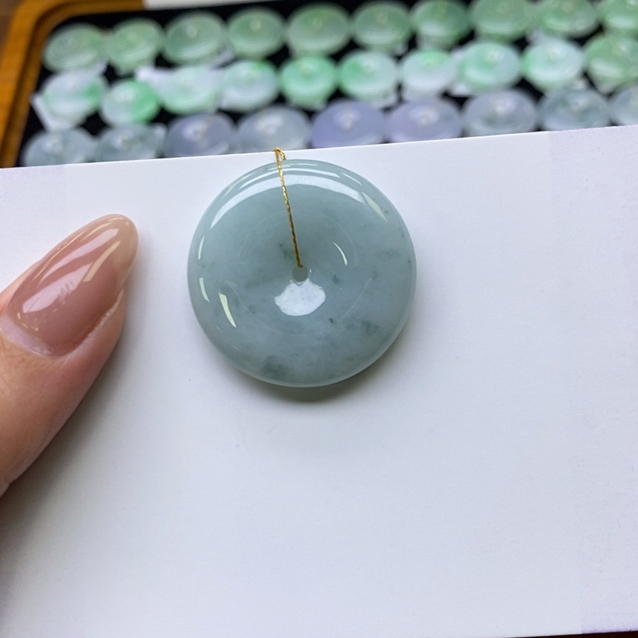 【闪购商品】颈饰未镶嵌翡翠平安扣
