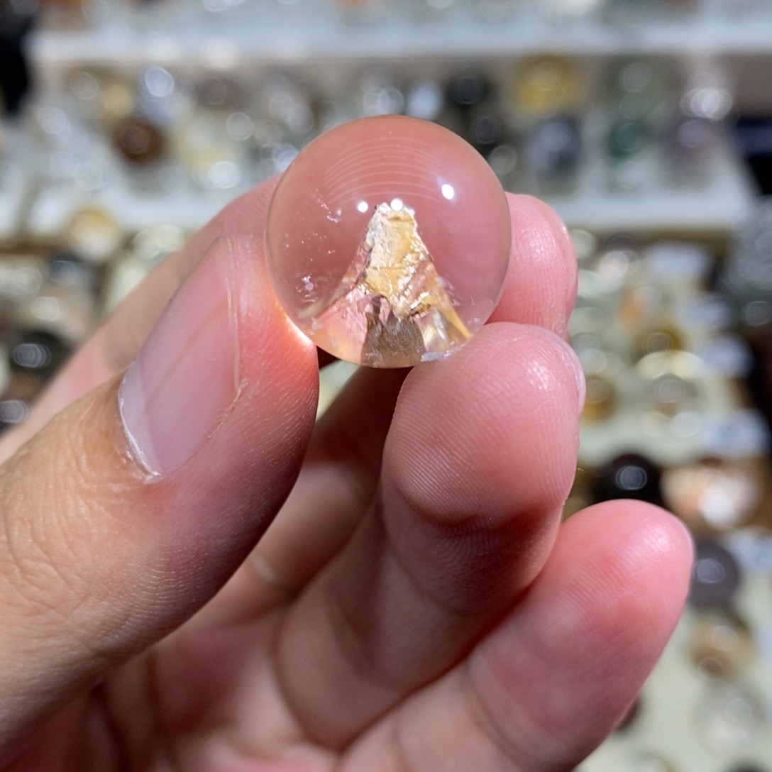 未镶嵌珠宝半成品水晶16.5m