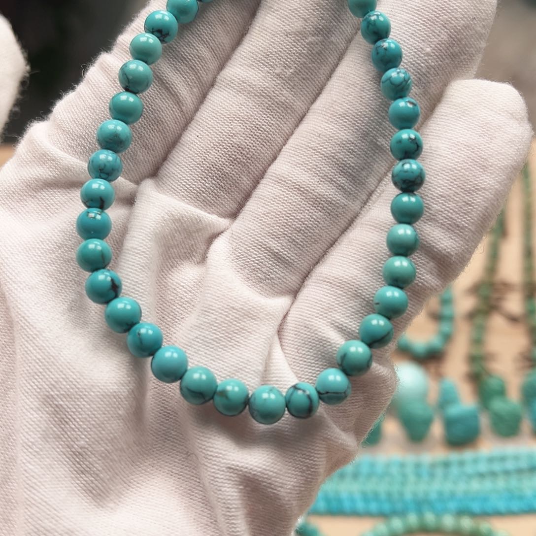 绿松石圆珠未镶嵌