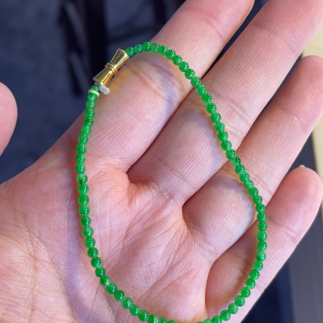 未镶嵌定制翡翠小米珠