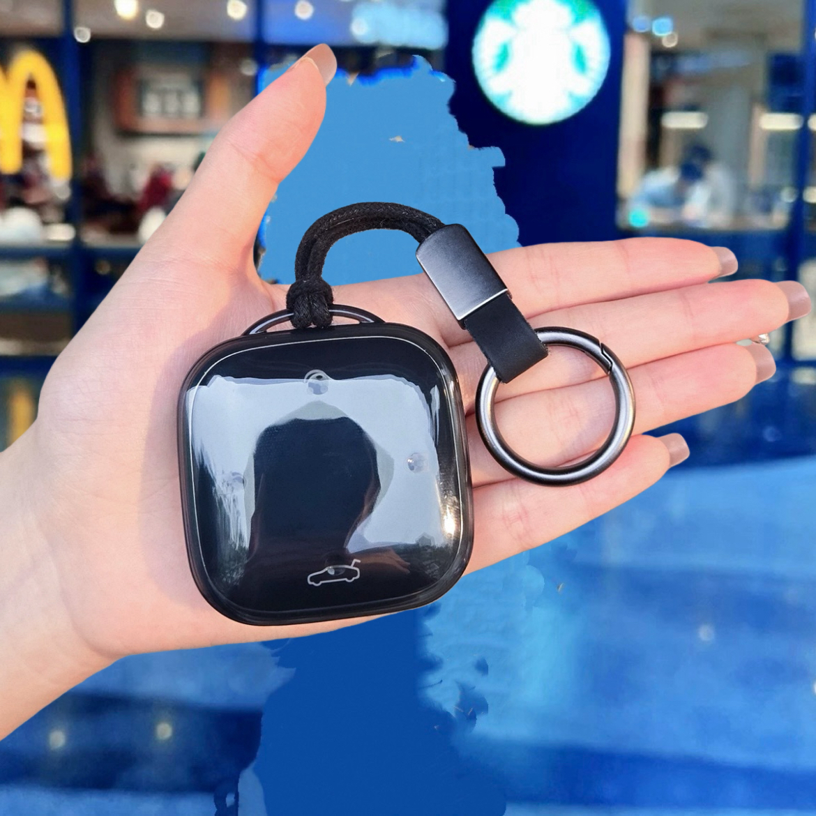 长安糯玉米lumin钥匙套方糖清甜蜜甜香甜款简约小方形透明保护壳