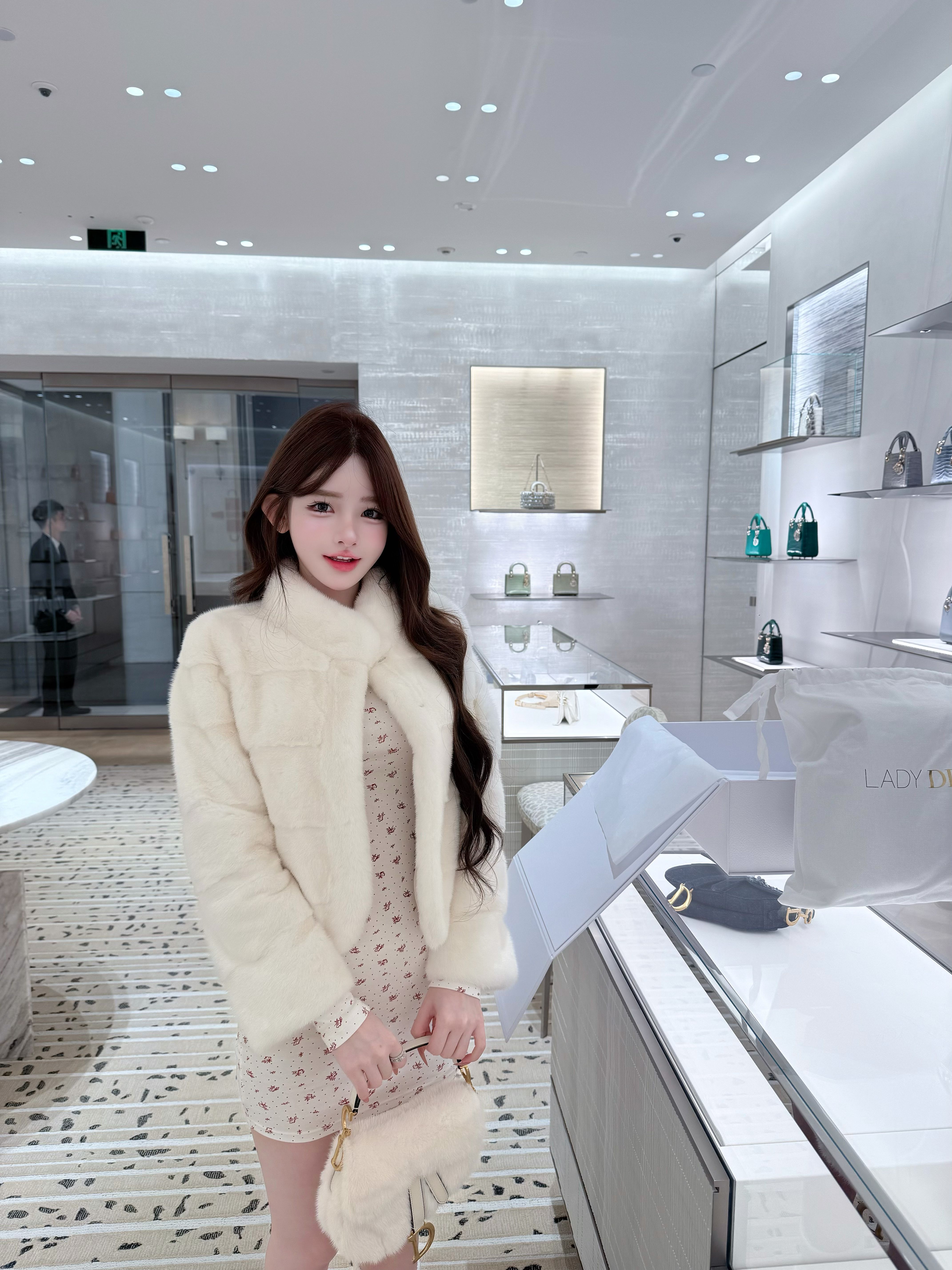 TUTU【千金微醺】进口水貂毛100%/重工高级气质修身皮草外套#WT1616