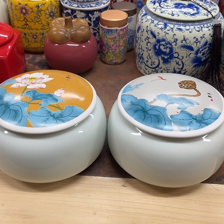 陶瓷罐密封罐茶叶罐储物罐