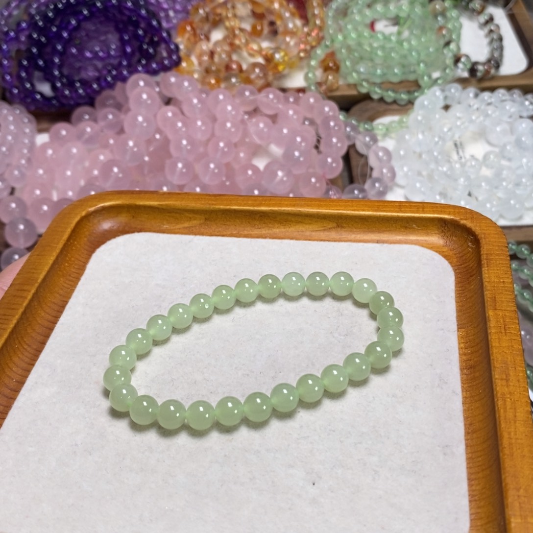 和田玉手串未镶嵌芸**生