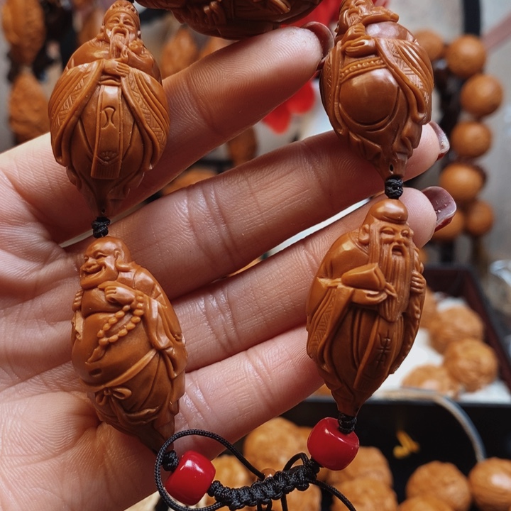橄榄核手串/手链五福临门特价