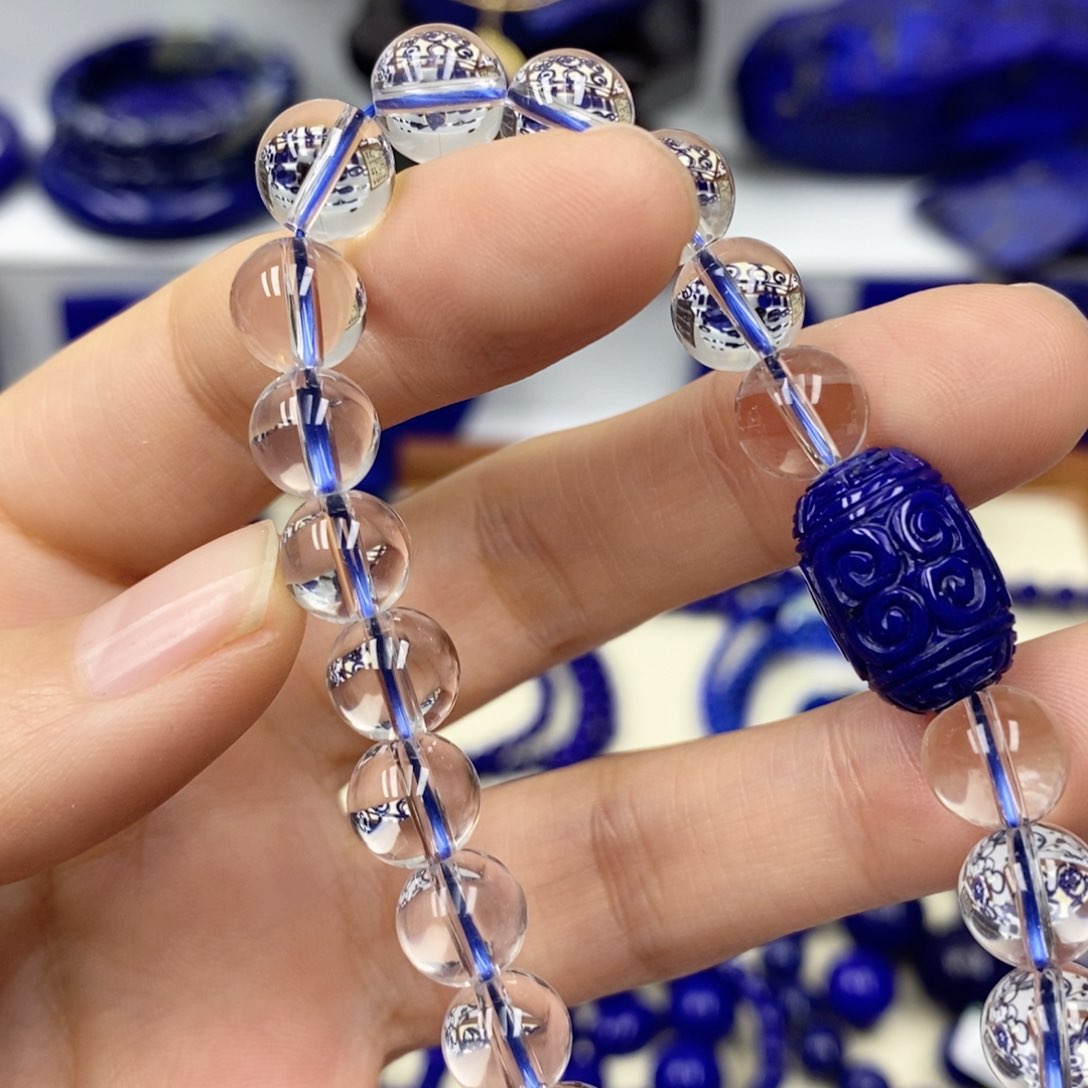 青金石手链未镶嵌