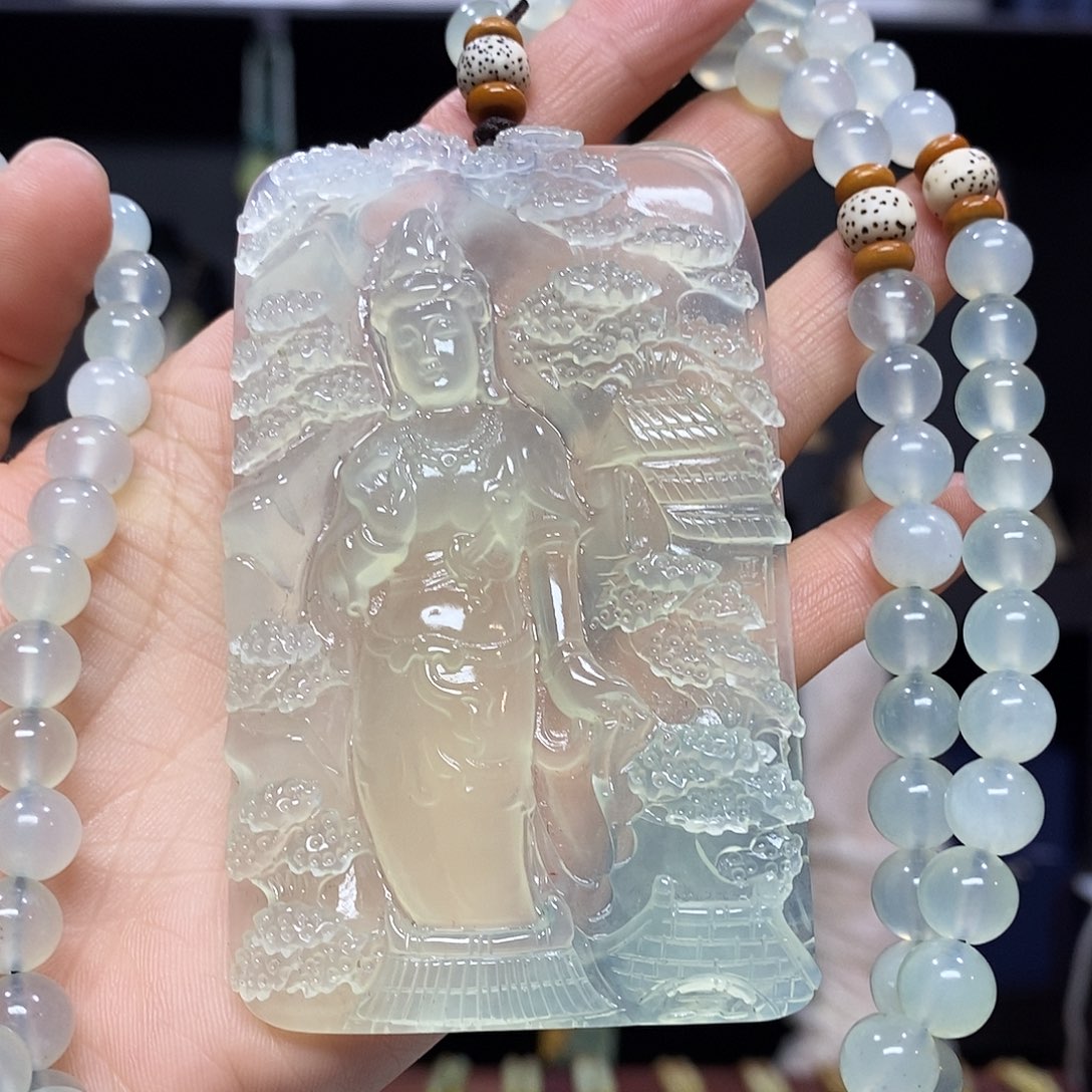 岫玉挂件吊坠手把件未镶嵌