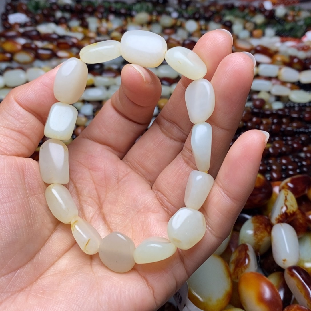 和田玉手链未镶嵌@****长