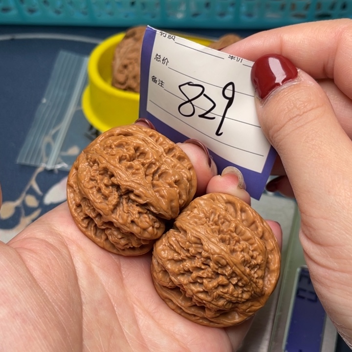 文玩核桃把件粗筋40