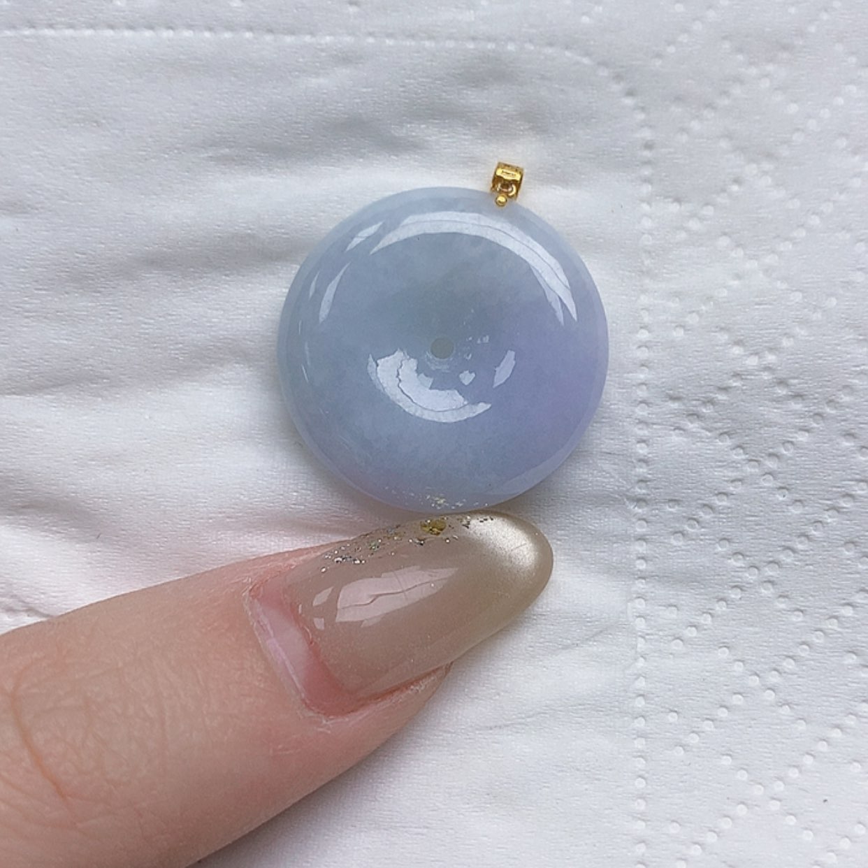 【闪购商品】翡翠颈饰18K金镶嵌翡翠