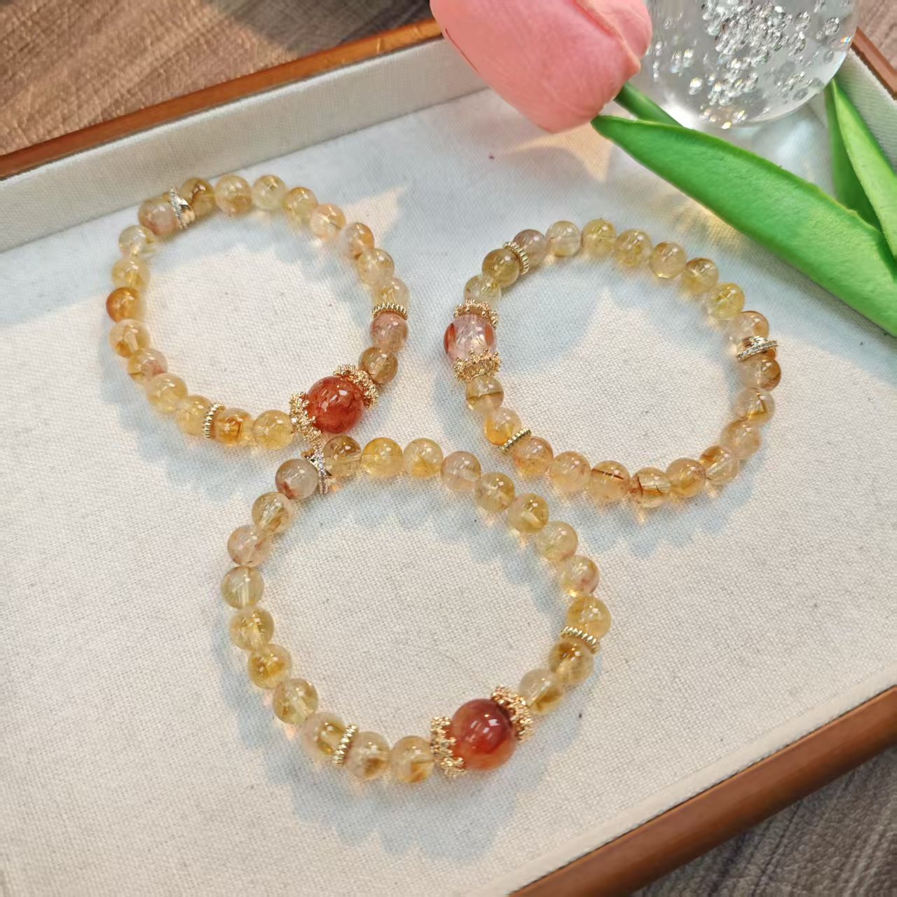 《小蜜蜂的秘密》黄塔晶奶盖路路通手链8+（多样性发其一） MY93