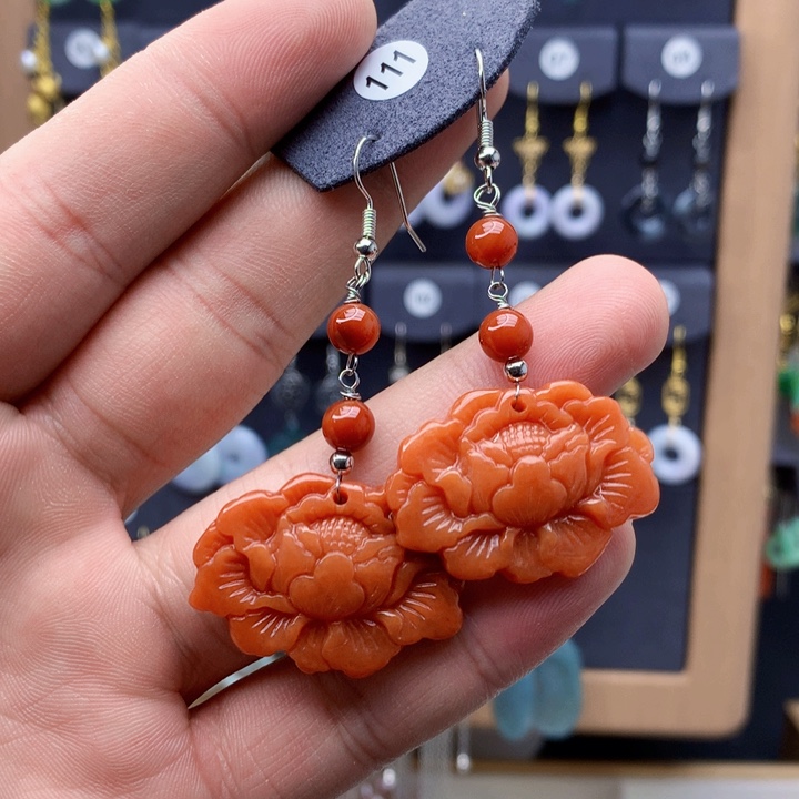 未镶嵌翡翠耳饰耳饰