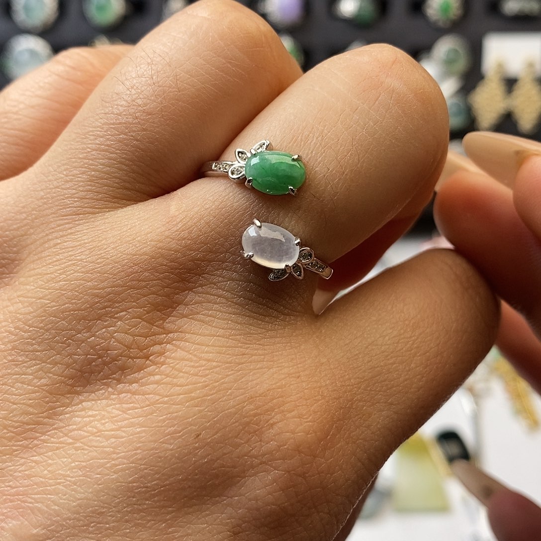 翡翠未镶嵌戒指翡翠