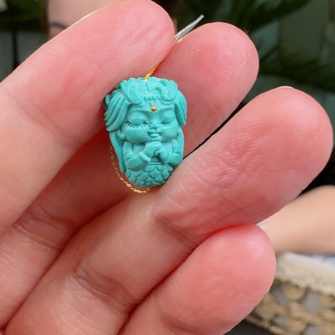 绿松石珠宝奇石未镶嵌