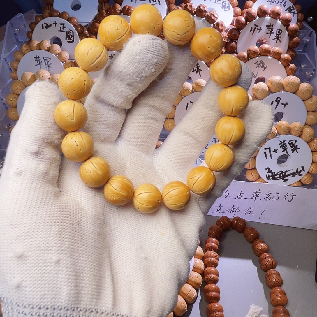 千***火脑纹桃核正圆13.7尺寸