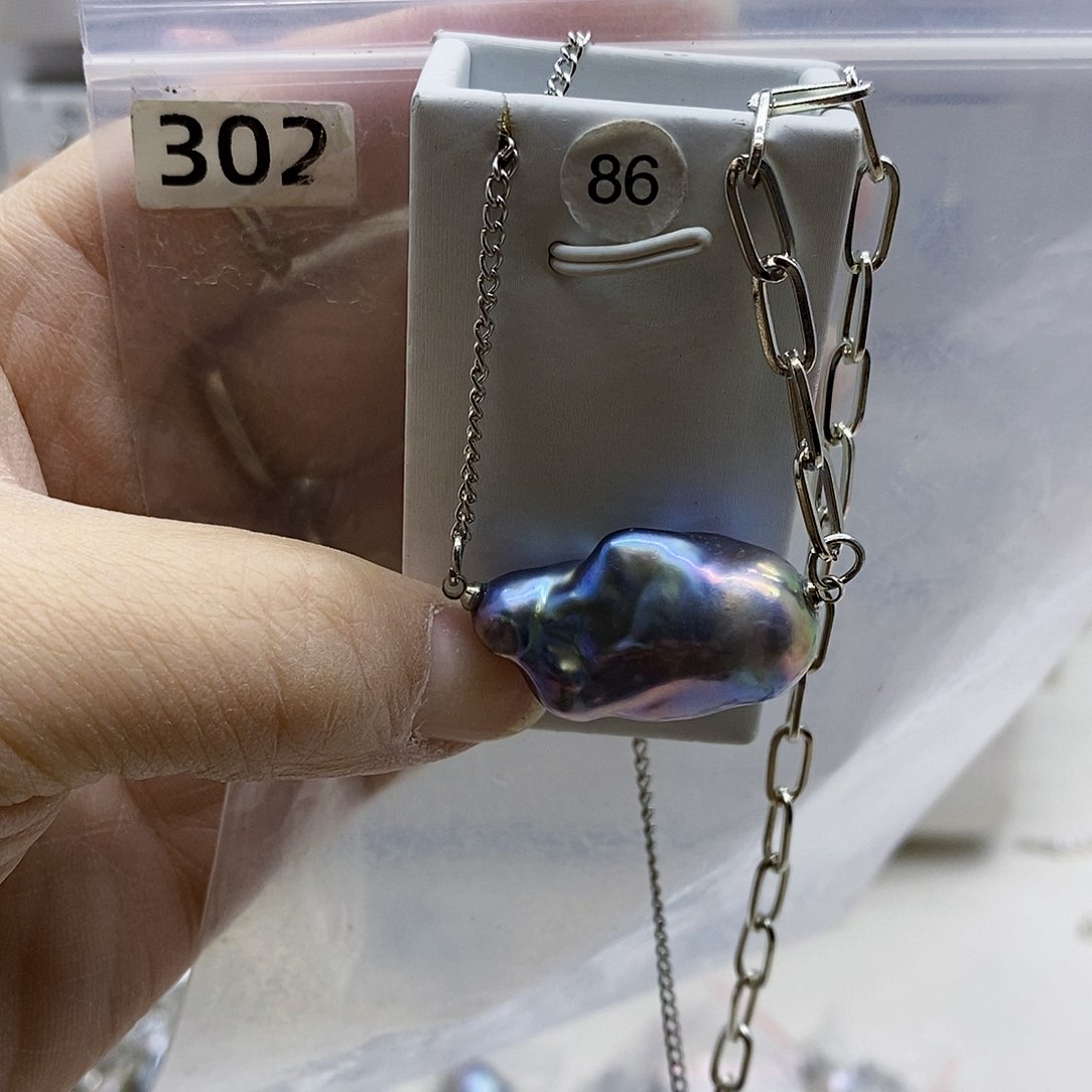 颈饰合金淡水珍珠