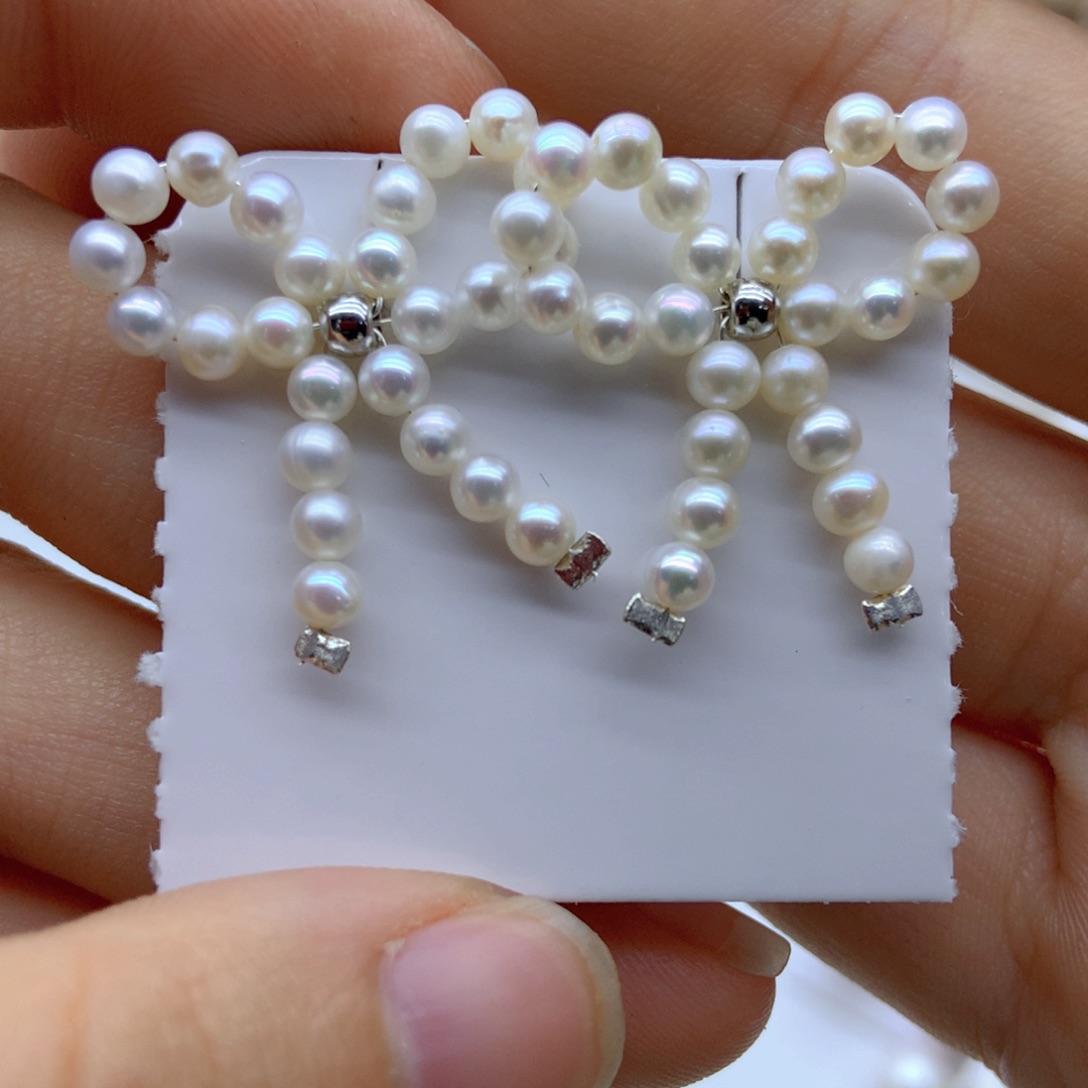 未镶嵌淡水珍珠耳饰