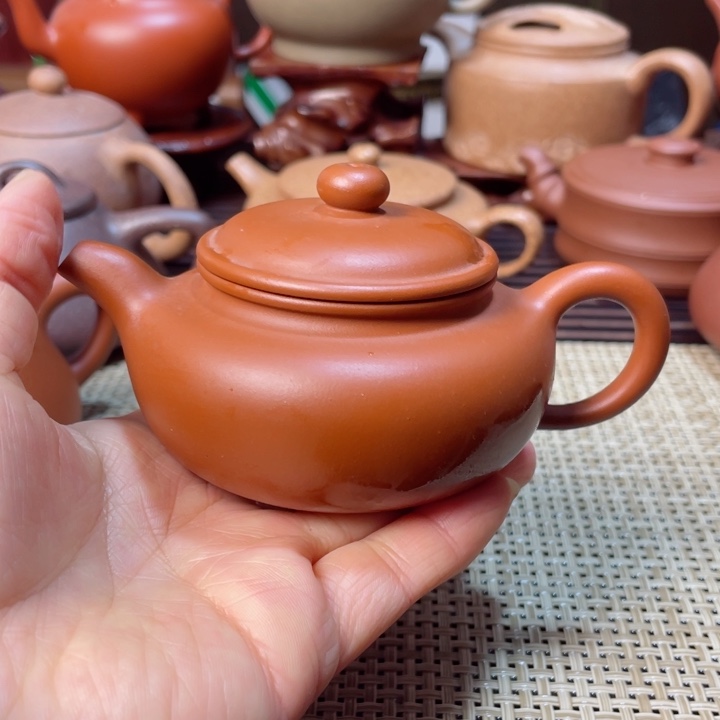 紫砂茶壶?****?老朱泥仿古小品