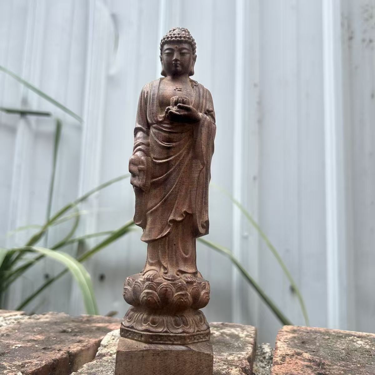 黄花梨如来释迦牟尼摆件木雕手工艺品木摆件