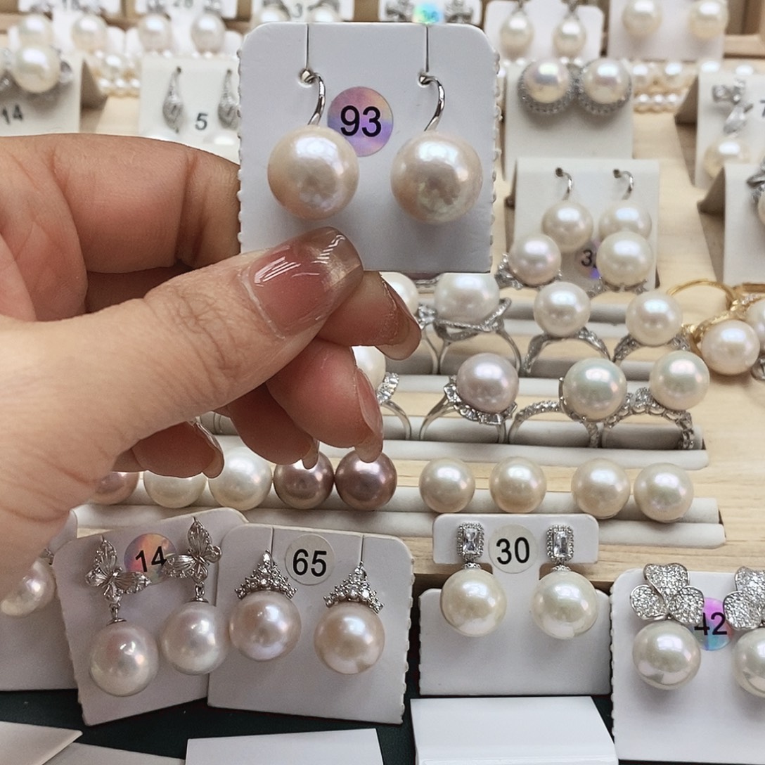 淡水珍珠颈饰银S925镶嵌