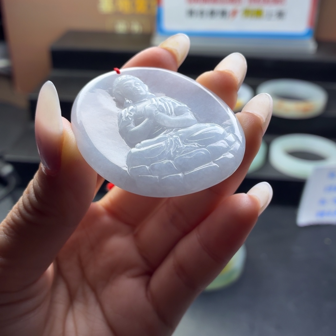 欣***翡翠未镶嵌挂件翡翠