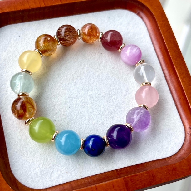 【韦雪同款】天然水晶多宝单圈设计款Y0176–多样性发其一