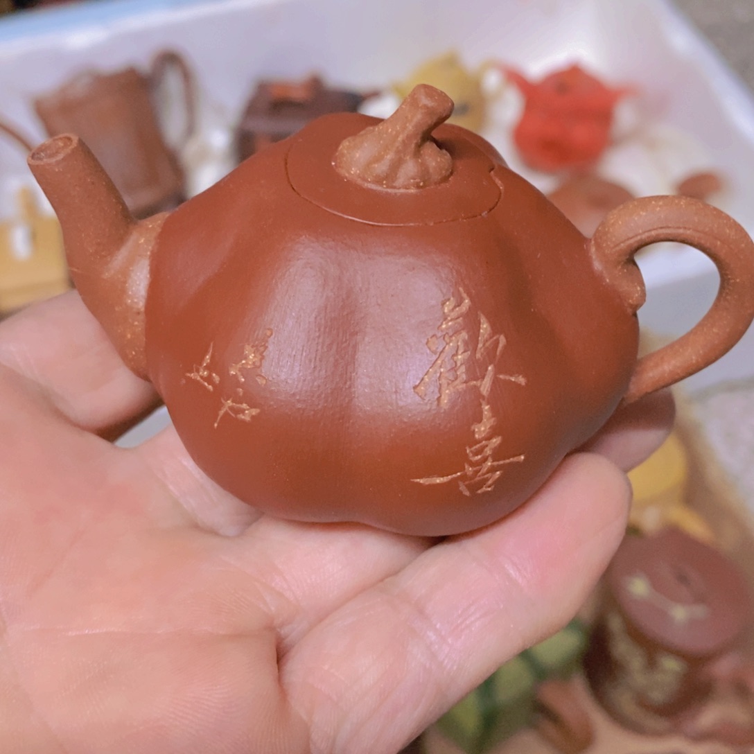 茶杯绿泥黄***柜紫砂紫砂