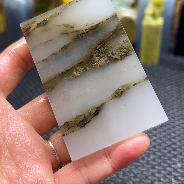 混***的青田石印章石印章石