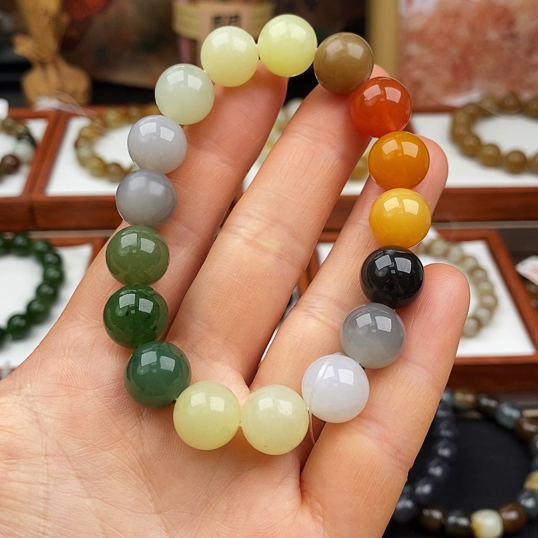 和田玉手链未镶嵌