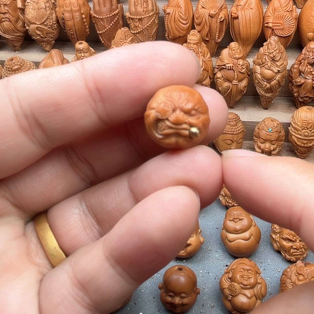 猴头核桃吊坠16尺寸的