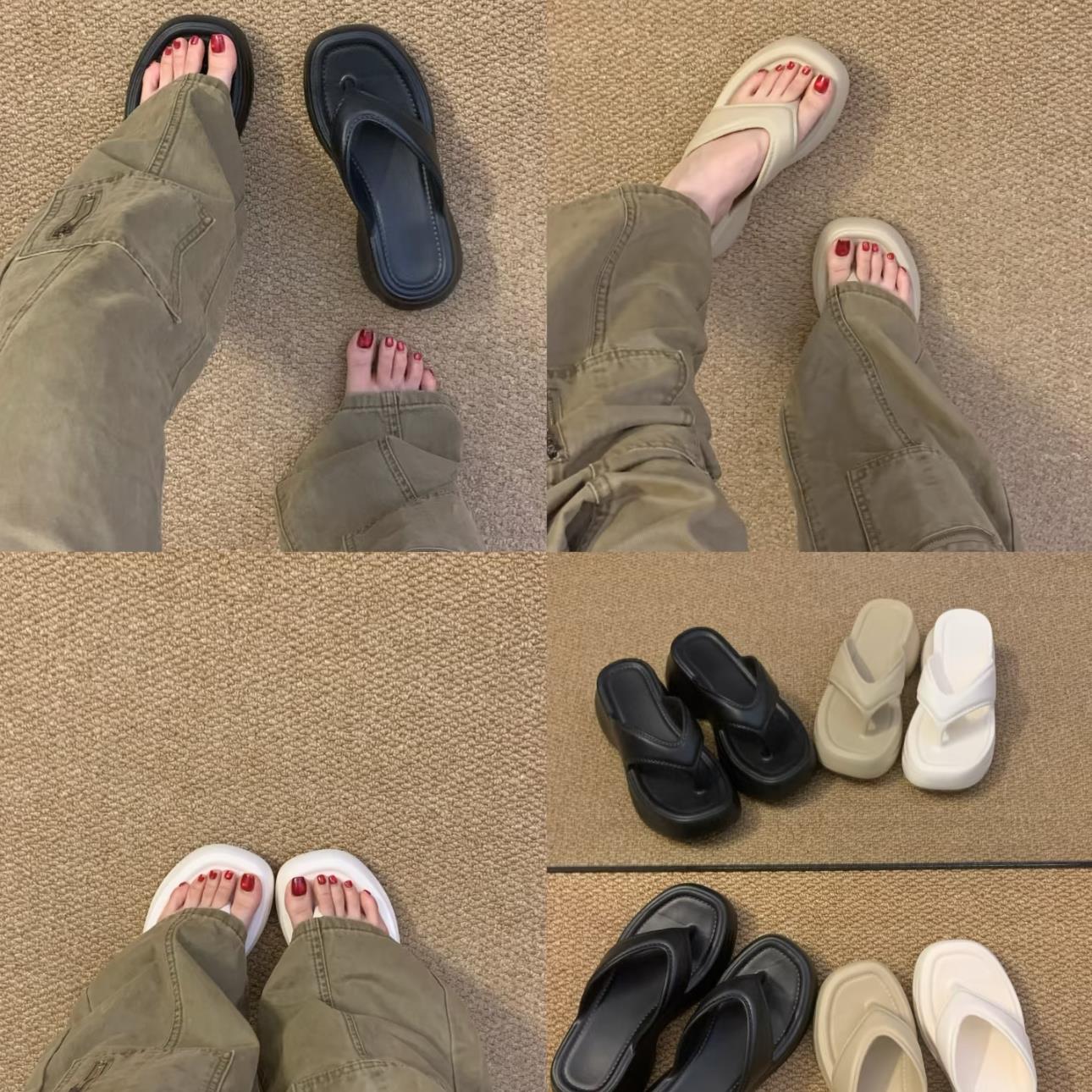 显瘦显高人字拖夹脚拖鞋松弛chill女鞋外穿夏季沙滩鞋凉