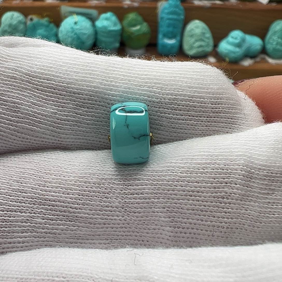 绿松石直切珠 未镶嵌