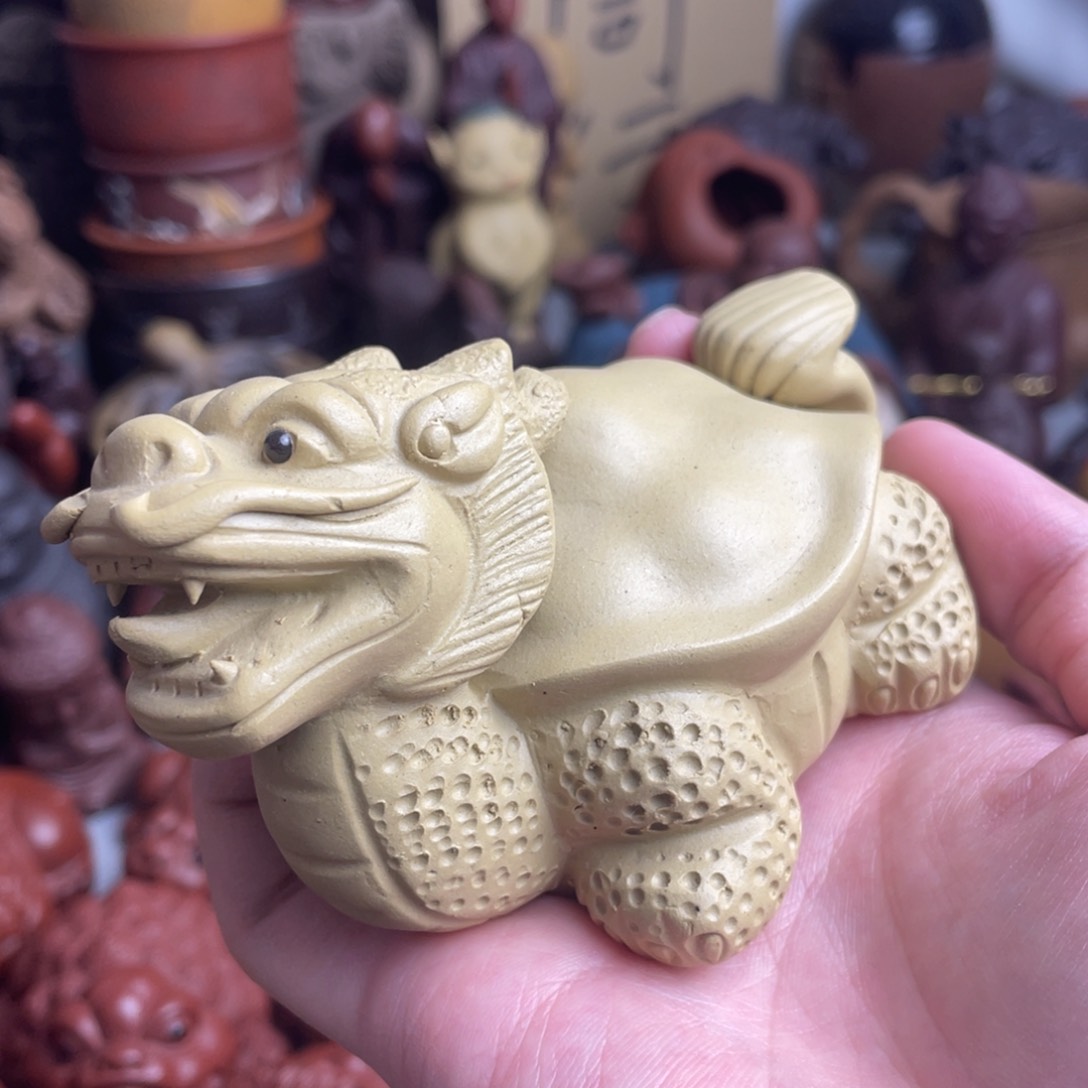 紫砂茶宠紫砂瑕疵