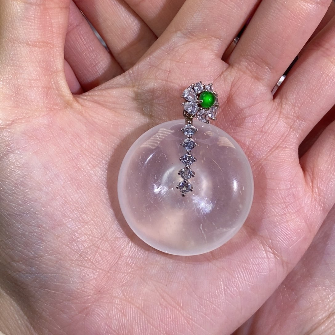 石英质玉吊坠(不含链)未镶嵌u*