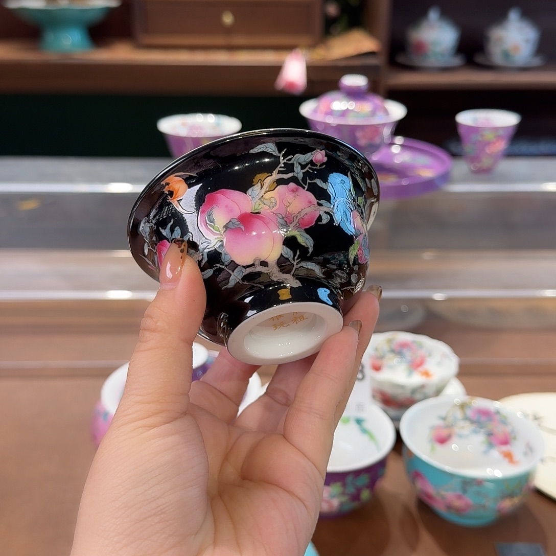 珐琅彩主人杯茶具系列