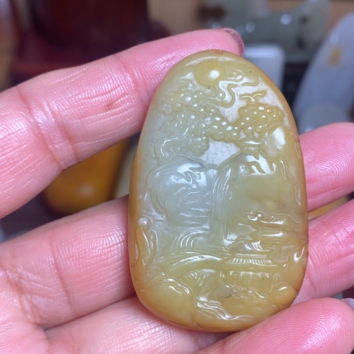 和田玉颈饰未镶嵌