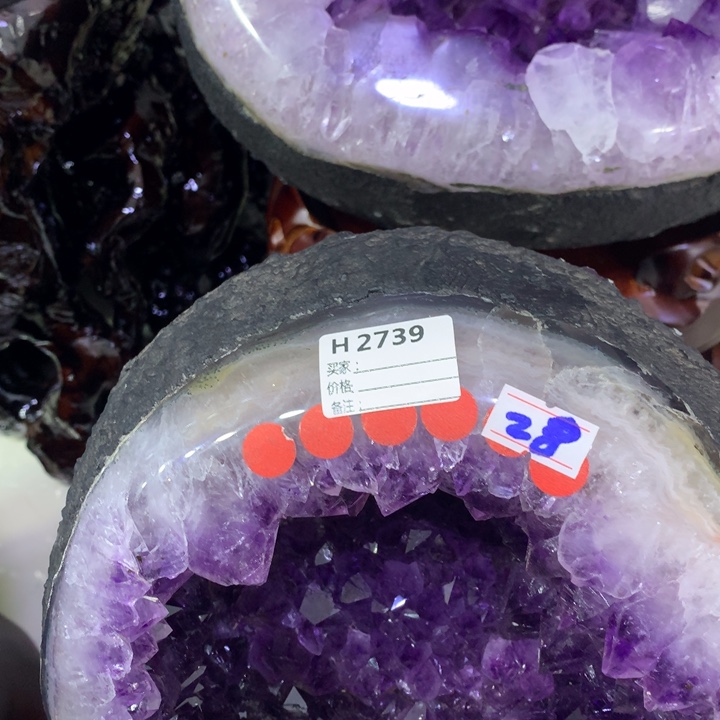 紫晶1未镶嵌照**间2739紫水晶