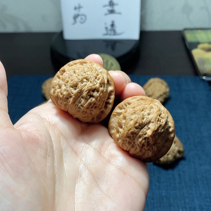 桃核吊坠血麒麟核桃37