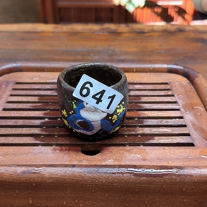 纯手工制作粗陶茶具