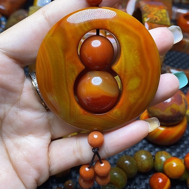 6***8玛瑙/玉髓未镶嵌手链