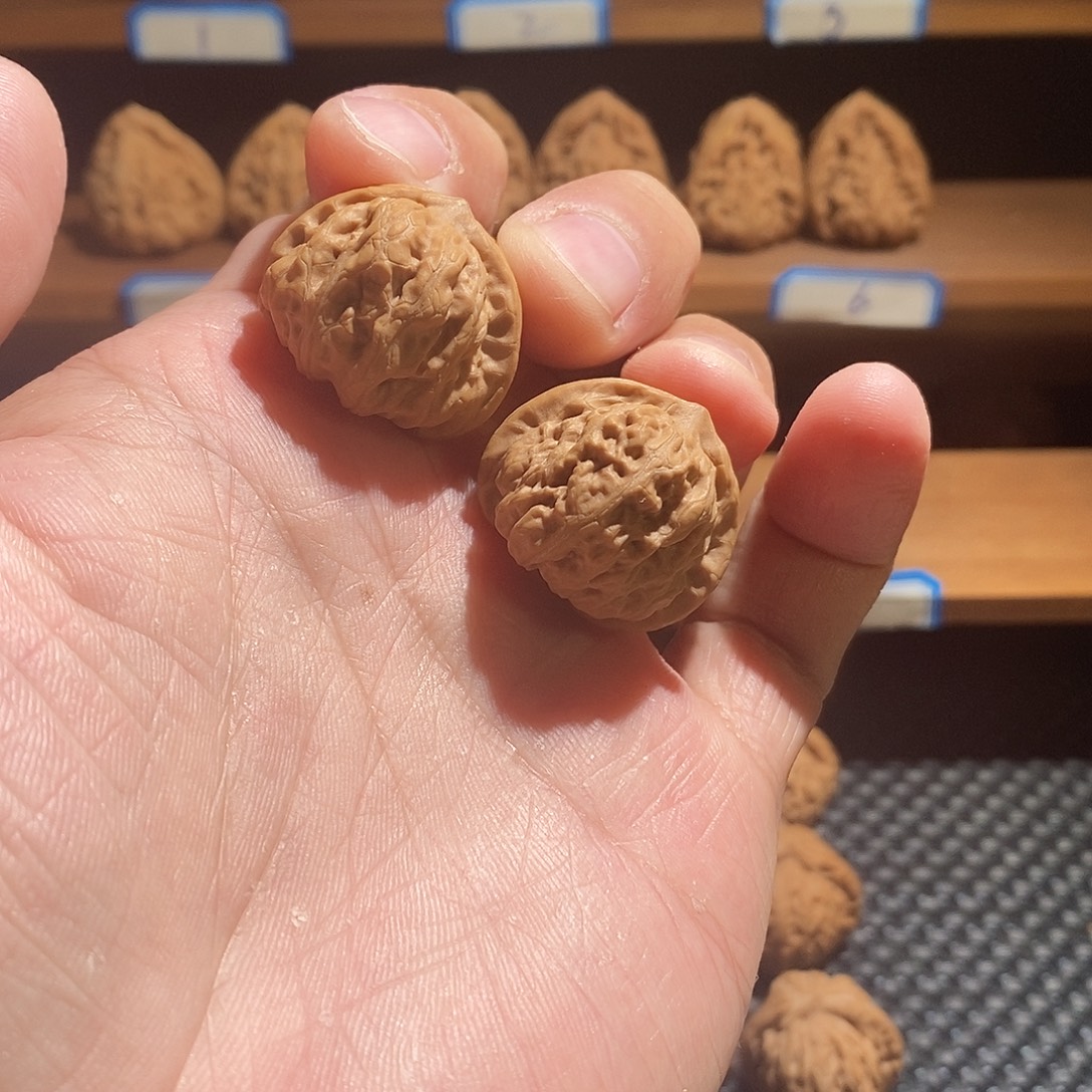 可***后文玩核桃吊坠28尺寸门头沟元宝
